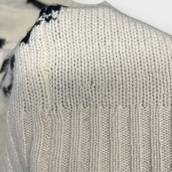 Skull Cashmere Brielle Wool & Cashmere Blend Sweater Size Small - Picture 8 of 9